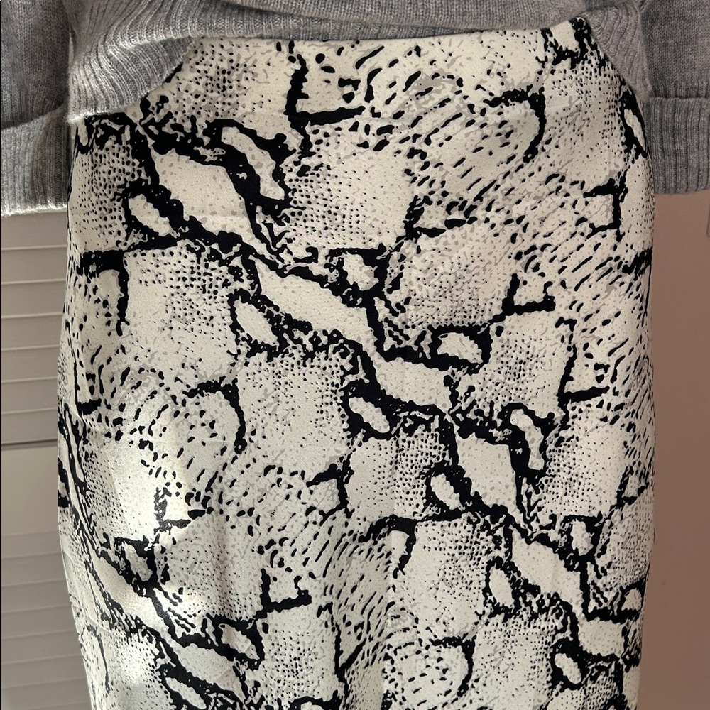 Dance & Marvel Satin Maxi/ Long Skirt Python Prin… - image 4